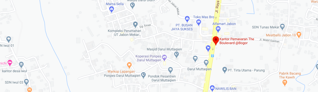 The Boulevard Bogor Maps